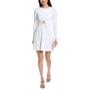 Susana Monaco Womens  Center Circle Dress, White